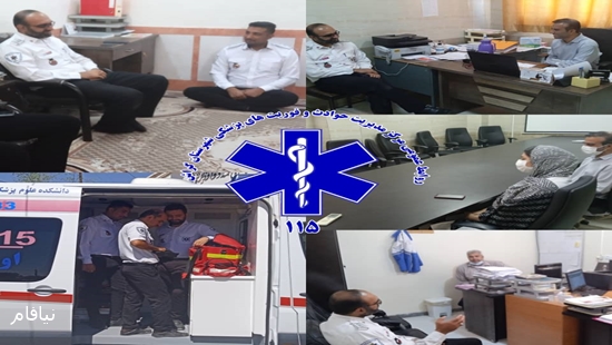 بازدید سرزده رئیس‌ اورژانس گراش از پایگاه های اورژانس و مرکز جامع سلامت ارد و فداغ 